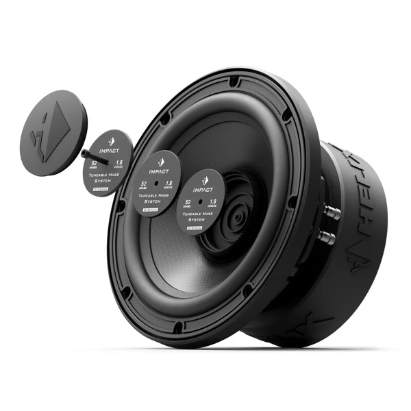 Helix IQ W8-DVC2 subwoofer za avto z dvema navojnima, visoka zmogljivost, globok bas.