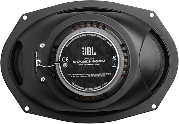 JBL Stage3 968MF avtozvočnik za globok bas in kakovostno zvokovno izkušnjo.