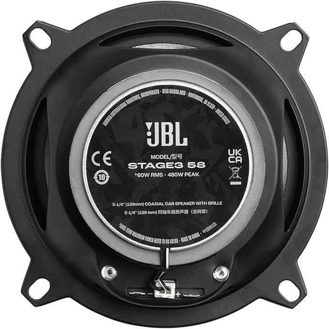 JBL Stage3 58 avtozvočnik za močno avdio izkušnjo.