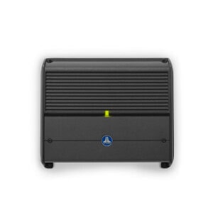 JL Audio 12TW3-D4 subwoofer in black enclosure for car audio.