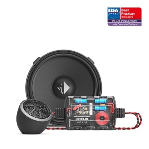Helix Car audio sistem s subwoofrom in-car integracijo.