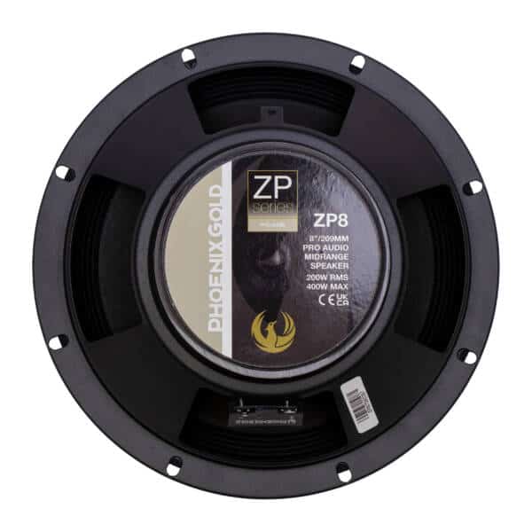 Phoenix Gold ZP8 8-inch car subwoofer za globok bass.
