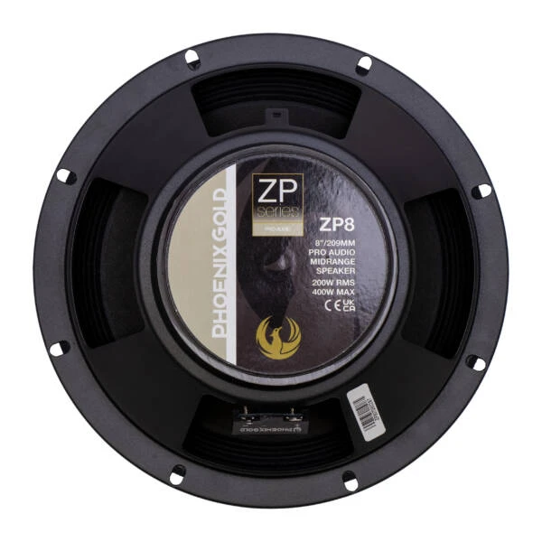 Phoenix Gold ZP8 8-inch car subwoofer za globok bass.