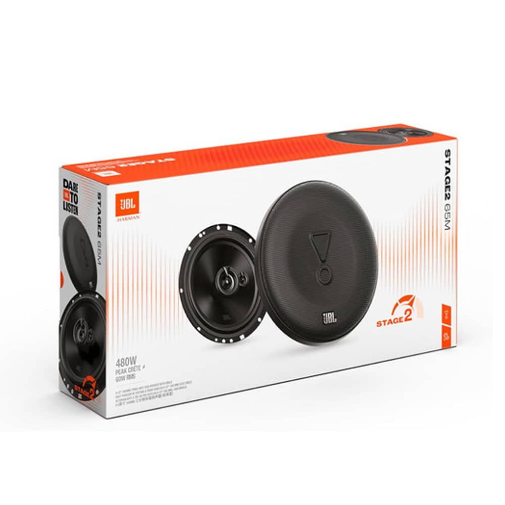 JBL Stage2 65M avtozvočniki za kakovostno zvokovno izkušnjo.