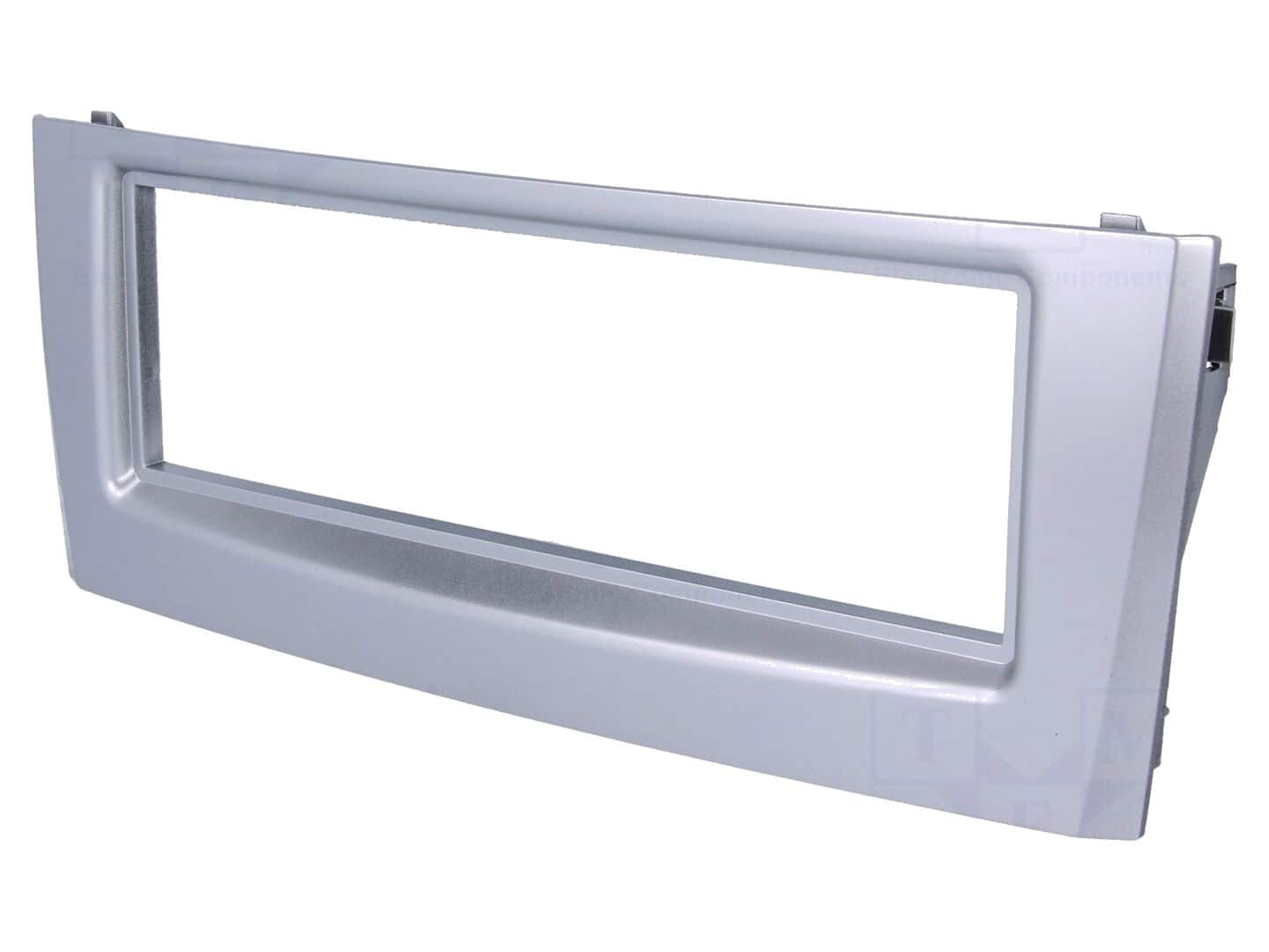 Srebrna maska za avtoradio 1-DIN Fiat Grande Punto 2005-2009.