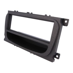 Črna maska za avtoradio Ford C-Max 2007-2010 1-DIN.