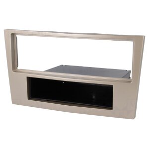 Satenasto siva maska za avtoradio Opel Astra H 2004-2010 1-DIN.
