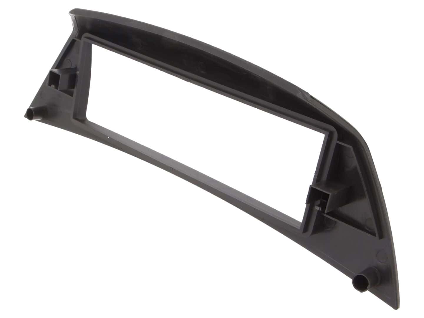 Črna maska za avtoradio Renault Laguna 2007-2015, 1-DIN format.