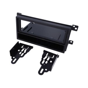Črna avtoradio maska za Subaru Forester 2008-2013, 1-DIN velikost.