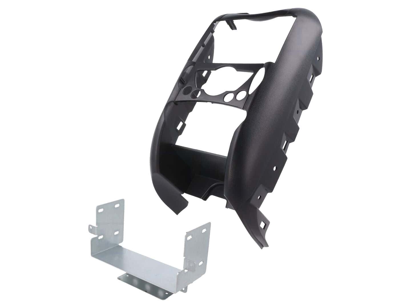 Črna 2-DIN maska za avtoradio BMW Mini R56 2007-2014.