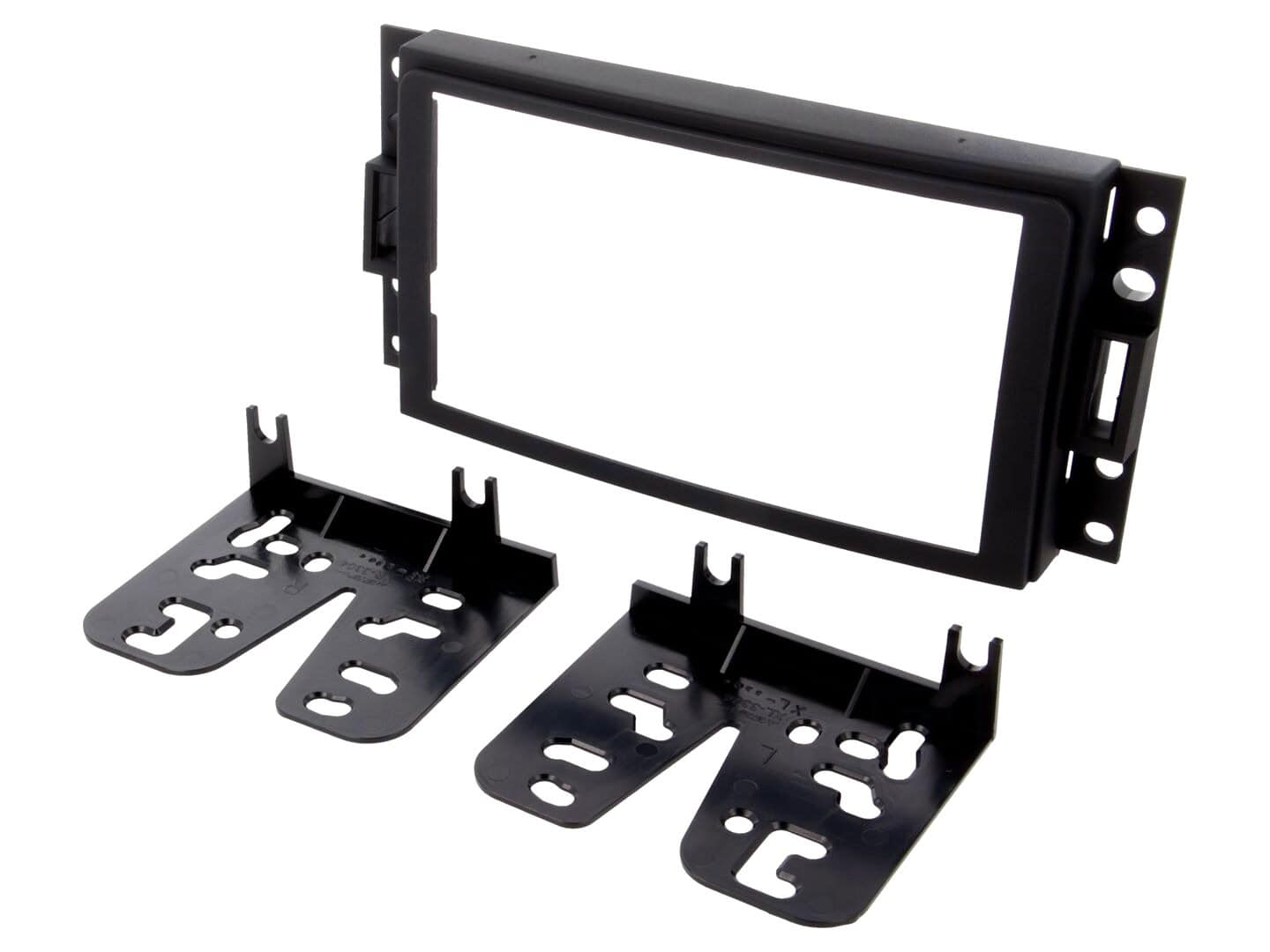 Maska za avtoradio Hummer H3 2006-2009, 2-DIN vgradnja, kakovostna plastika.