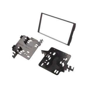 Črna maska za avtoradio 2-DIN Hyundai Accent 2006-2011.
