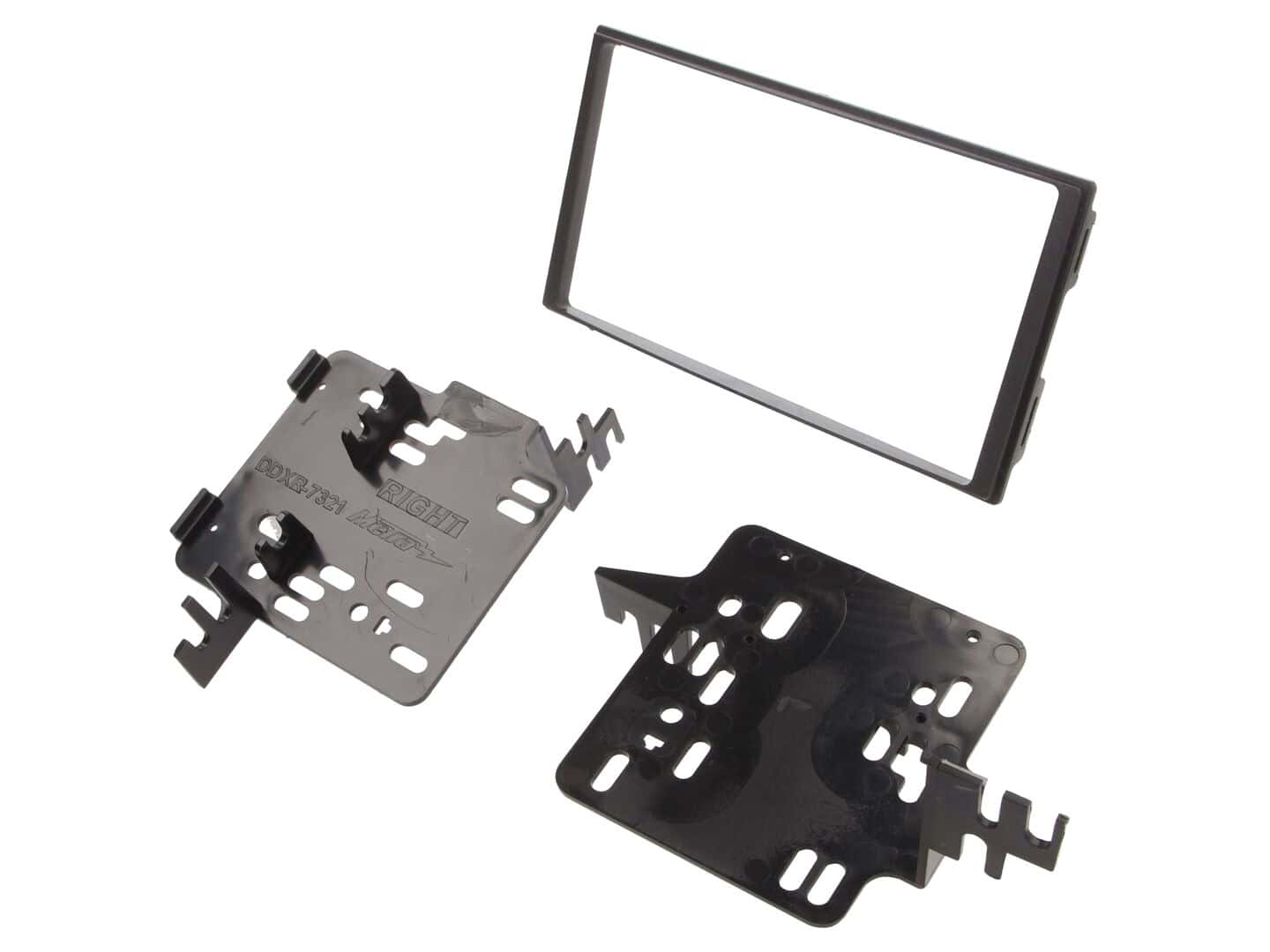 Črna maska za avtoradio 2-DIN Hyundai Accent 2006-2011.