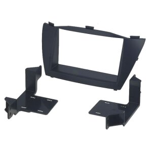 Črna 2-DIN avtoradio maska za Hyundai IX35 2010-2013.