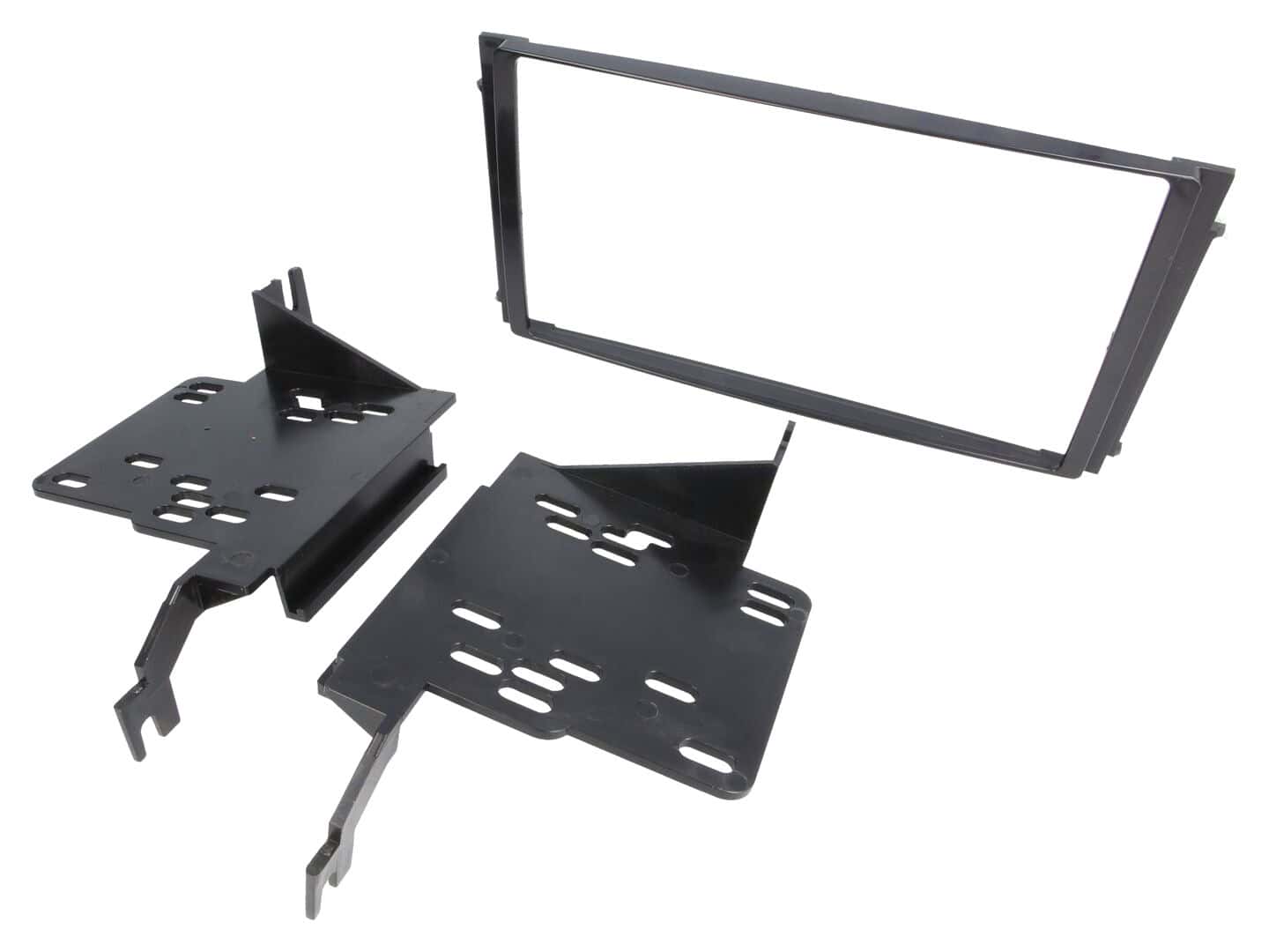 Črna 2-DIN avtoradio maska za Hyundai Santa Fe 2007-2012.