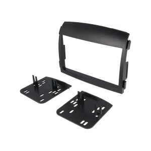 Črna 2-DIN avtoradio maska za Hyundai Sonata 2006-2008.