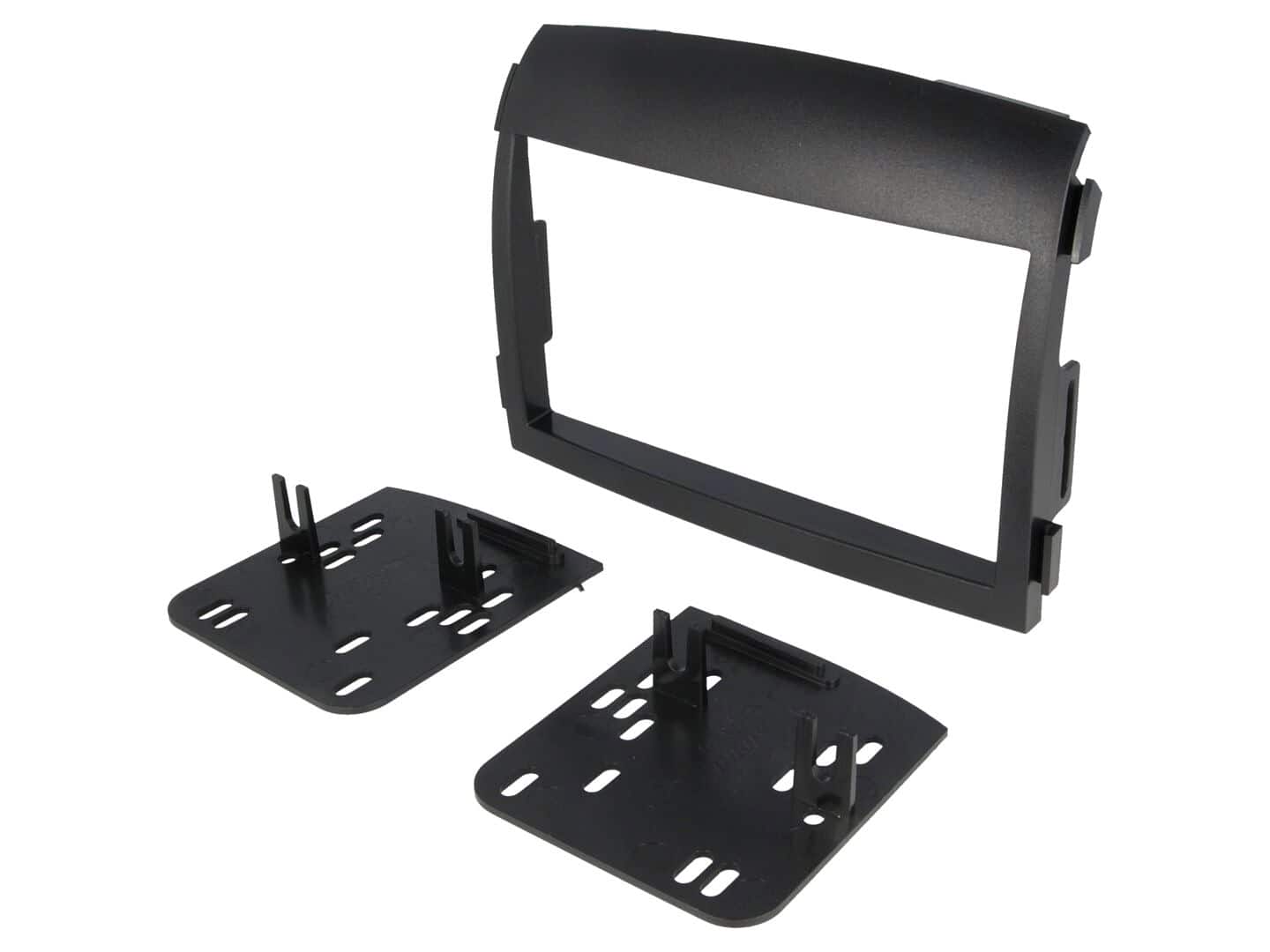 Črna 2-DIN avtoradio maska za Hyundai Sonata 2006-2008.