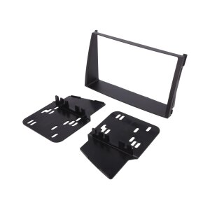 Črna montažna maska za avtoradio Kia Soul 2-DIN 2008-2011.