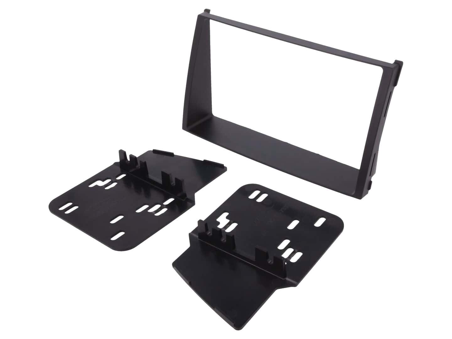 Črna montažna maska za avtoradio Kia Soul 2-DIN 2008-2011.