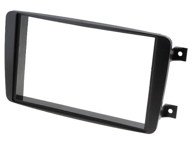 Črna 2-DIN maska za avtoradio Mercedes C-Class W203 05/2000-03/2004.