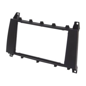 Črna maska za avtoradio 2-DIN Mercedes C-class W203 2004-2007.