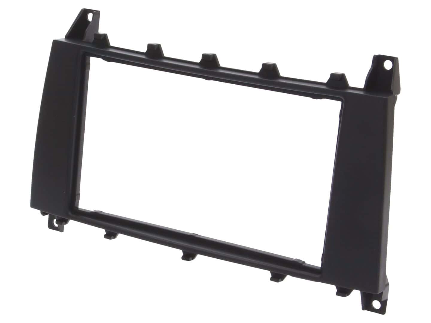 Črna maska za avtoradio 2-DIN Mercedes C-class W203 2004-2007.