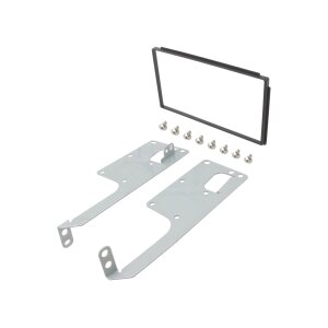 Črna 2-DIN avtoradio maska za Nissan X-Trail T31 2007-2014.
