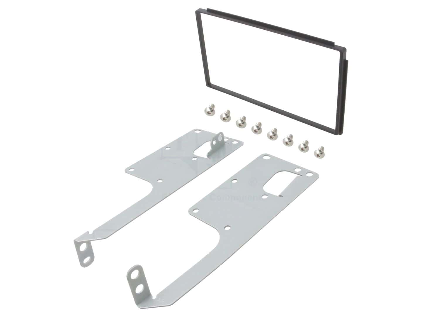 Črna 2-DIN avtoradio maska za Nissan X-Trail T31 2007-2014.