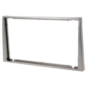 Temno srebrna maska za avtoradio 2-DIN za Opel Agila 2000-2007.