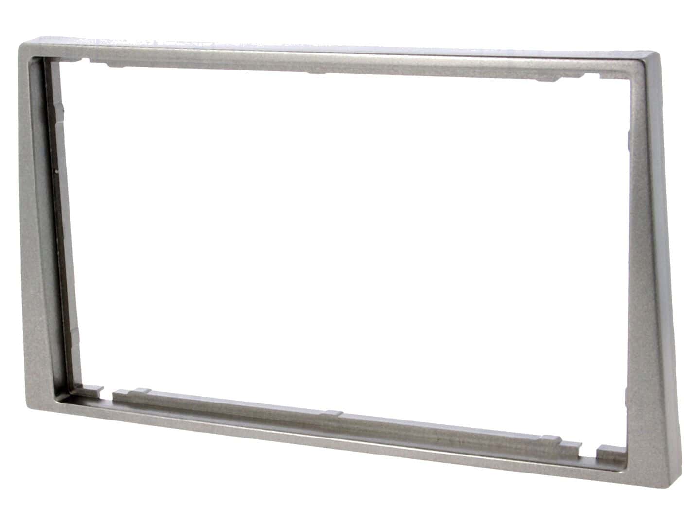 Temno srebrna maska za avtoradio 2-DIN za Opel Agila 2000-2007.