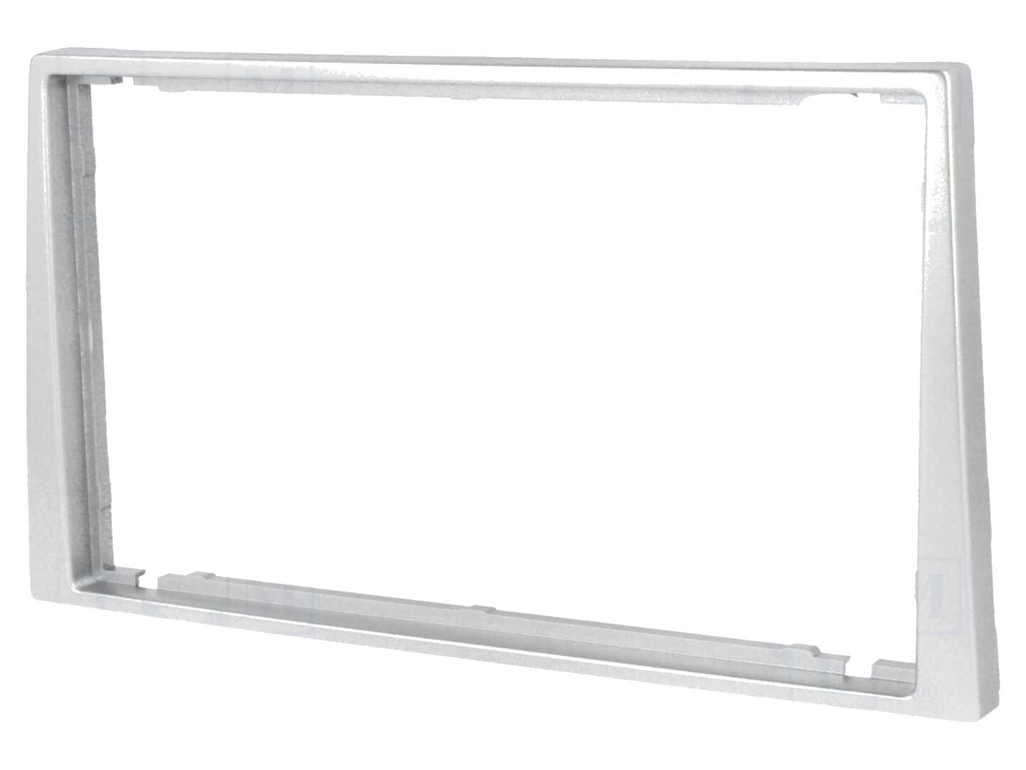 Svetlo srebrna 2-DIN avtoradio maska za Opel Agila 2000-2007.