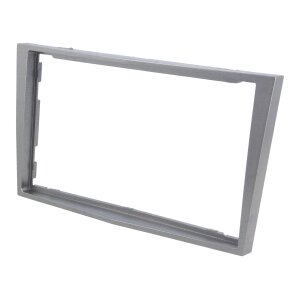 Srebrna 2-DIN maska za avtoradio Opel Astra 2004-2010.