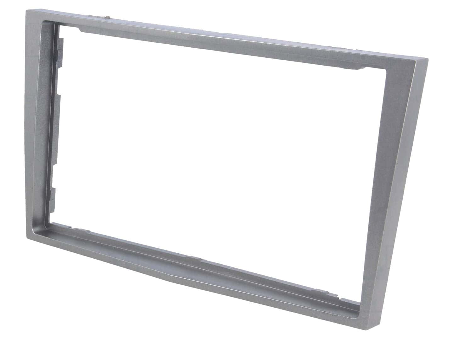 Srebrna 2-DIN maska za avtoradio Opel Astra 2004-2010.