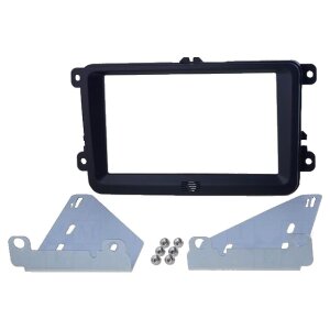 Črna maska za avtoradio 2-DIN Seat Alhambra 2010-2020.