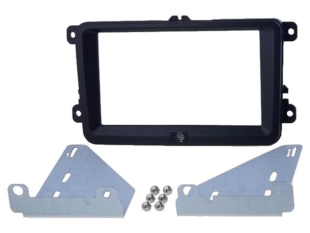 Črna maska za avtoradio 2-DIN Seat Alhambra 2010-2020.