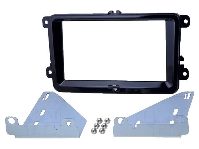 Maska za avtoradio 2-DIN Seat Alhambra, črna, za model 2010-2020.
