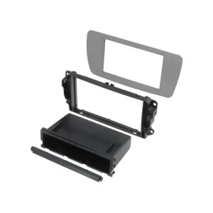 Siva conamera za avtoradio Seat Ibiza 2008-2015, 2-DIN model, enostavna namestitev.