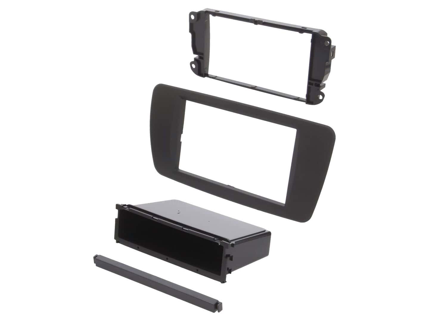 Temno siva maska za avtoradio za Seat Ibiza 2008-2015.