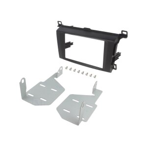 Črna 2-DIN avtoradio maska za Toyota RAV4 2013-2018.