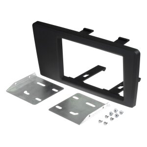 Črna maska za avtoradio 2-DIN za Volvo S60 2000-2004.