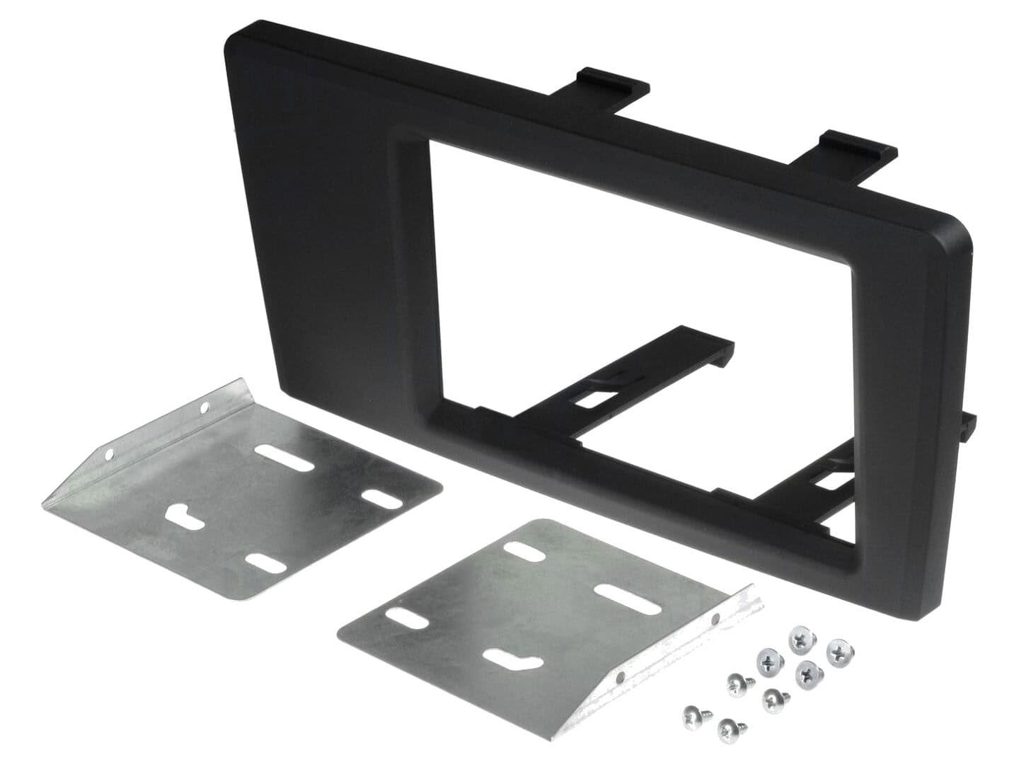 Črna maska za avtoradio 2-DIN za Volvo S60 2000-2004.