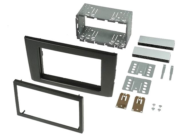 Črna 2-DIN avtoradio maska za Volvo XC90 2006-2014.