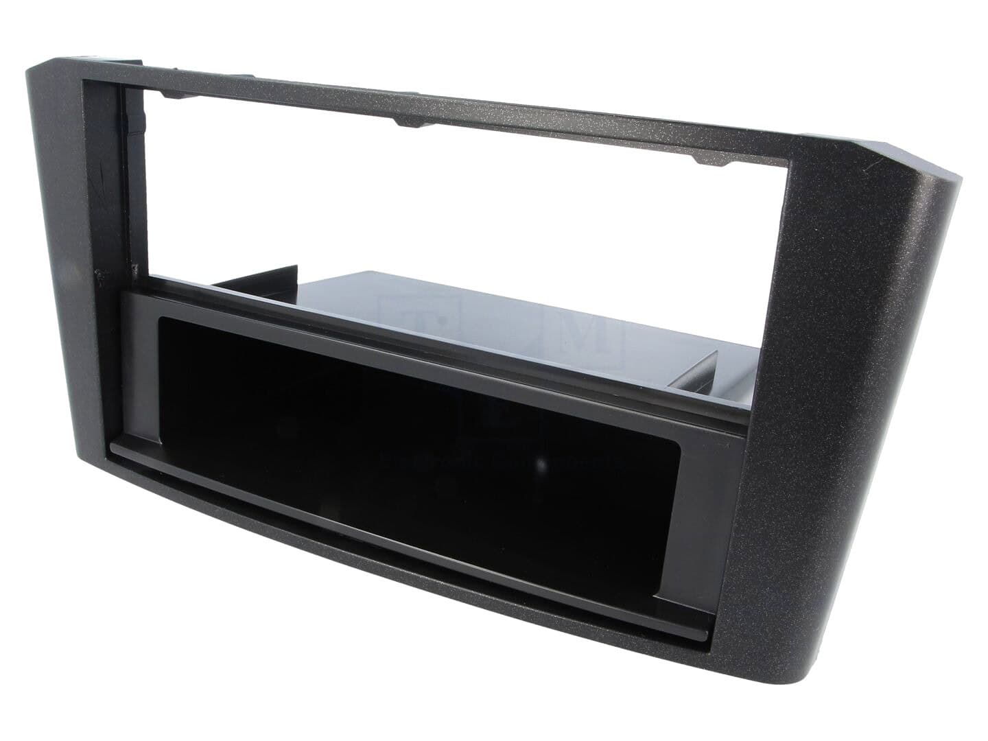 Črna montažna okvir za avto radio Toyota Avensis T25 2003-2009.
