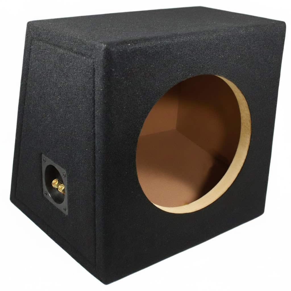 Subwoofer speaker box for car audio system.