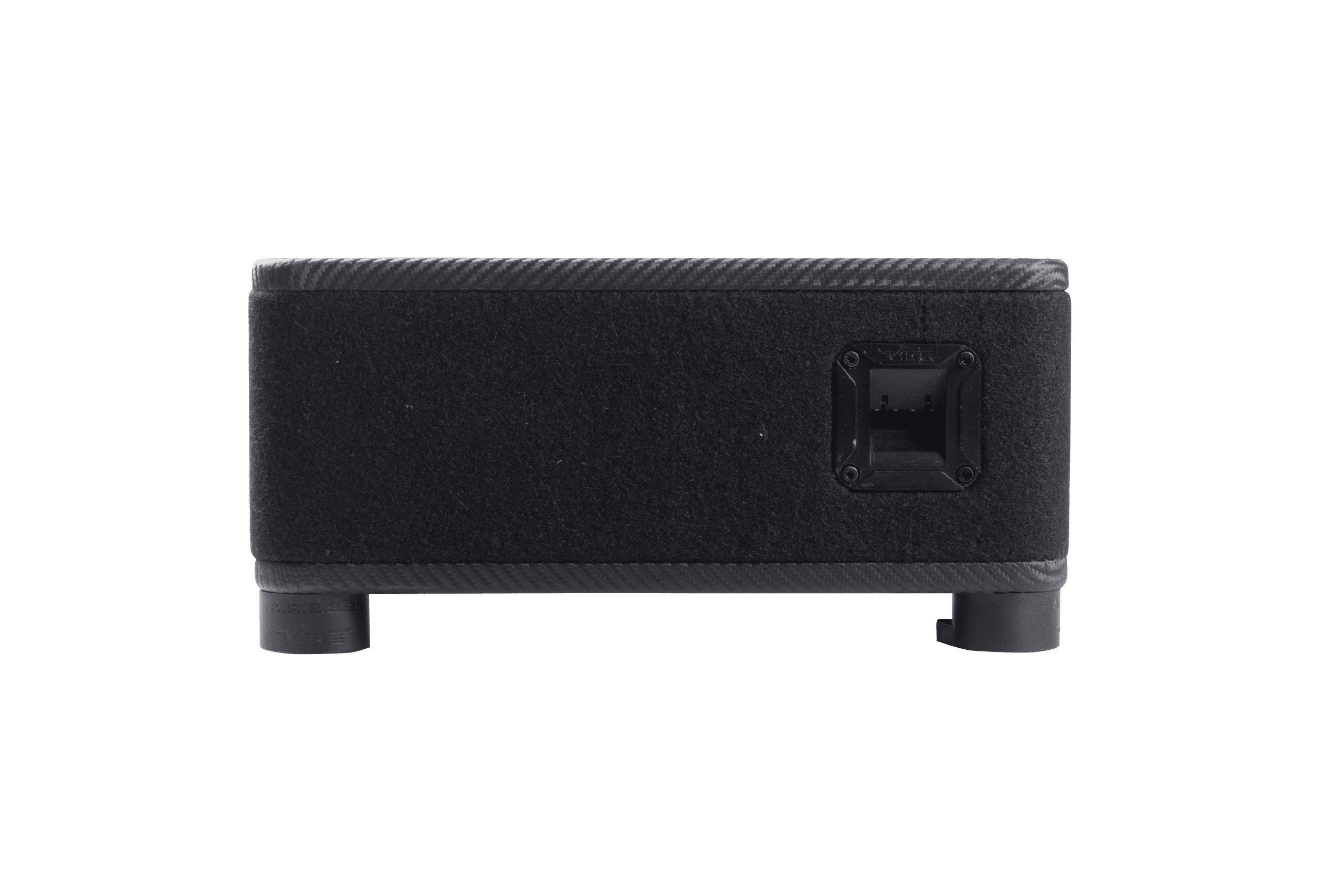 Visokonaponski subwoofer z zunanjo zvočno škatlo, priključek za napajanje in nizko postavljeno stoj?.