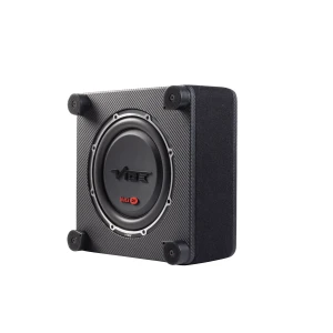Vibe CarAudioEmpire subwoofer compact speaker with textured enclosure.