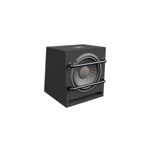 Močan avto subwoofer z zaščitnim okvirjem za vrhunski zvok.