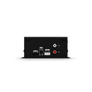 Ojačevalnik SounDigital SD400.2 EVO6 za avtozvočnike, prikaz na zadnji strani.