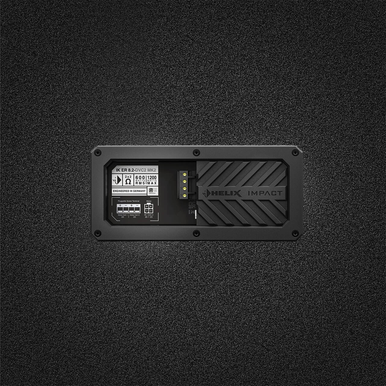 Subwoofer ohišje Helix IK ER8.2-DVC2 MK2 za avtozvočnike.