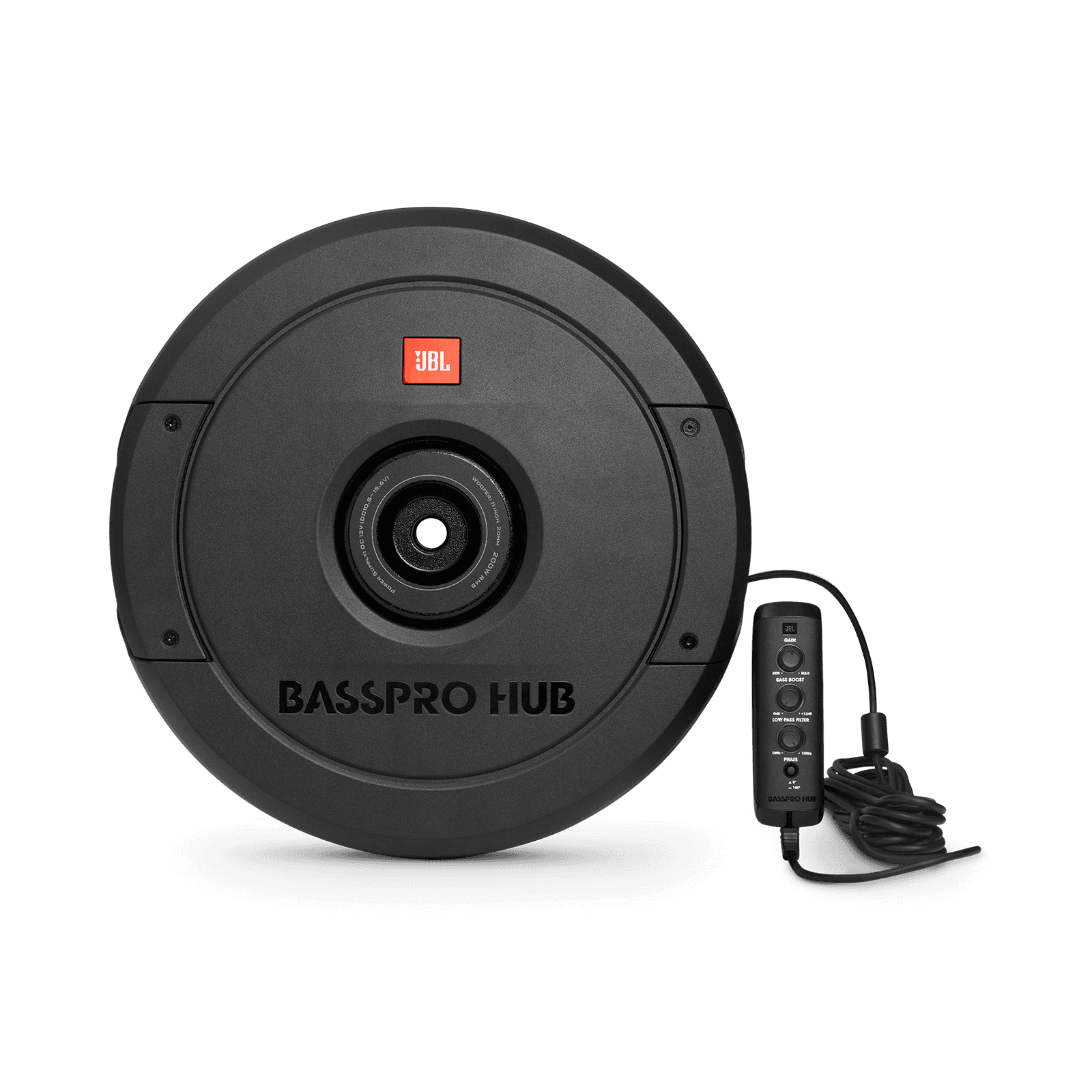 JBL BassPro Hub zvočnik za avto z brezžičnim upravljanjem in globokim basom.